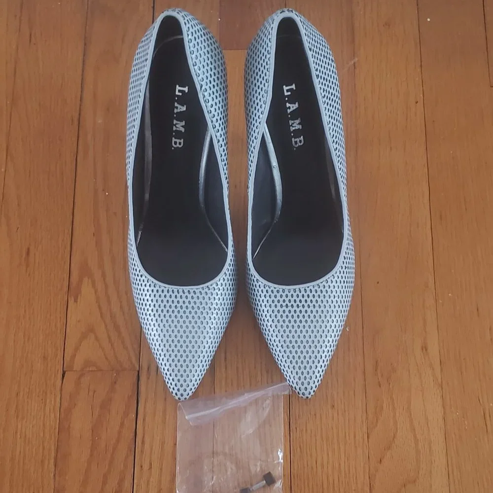 Greyish Black Lamb Heels - Picture 4 of 11